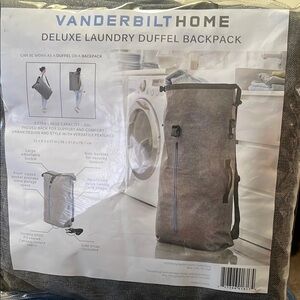 Gray Storage Hamper with Structured Design and Lid